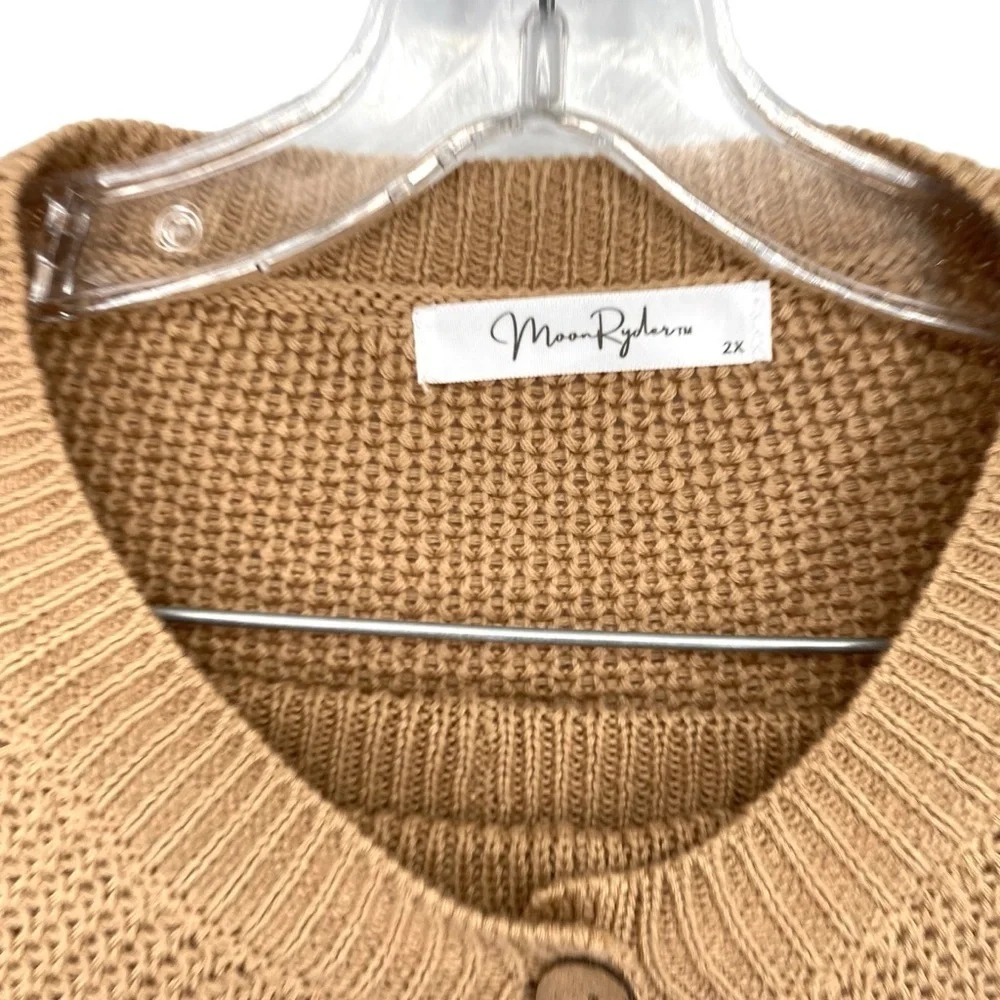 Moon Ryder Henley Waffle Knit Top and Pants 2 Piece Loungewear Set - Picture 5 of 15